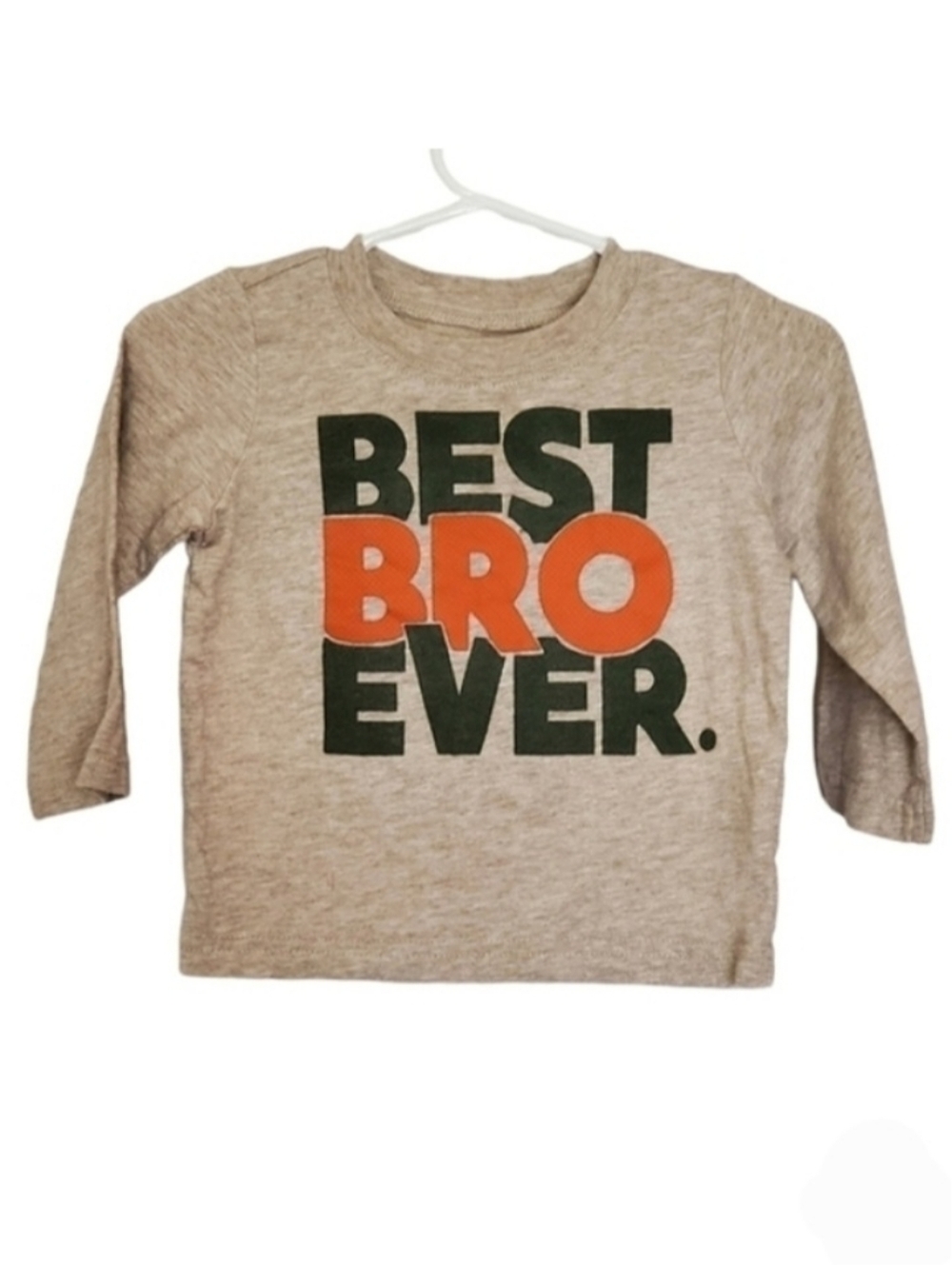 K1329 * Child of Mine Best Bro Ever Long Sleeve Tee Size 12M